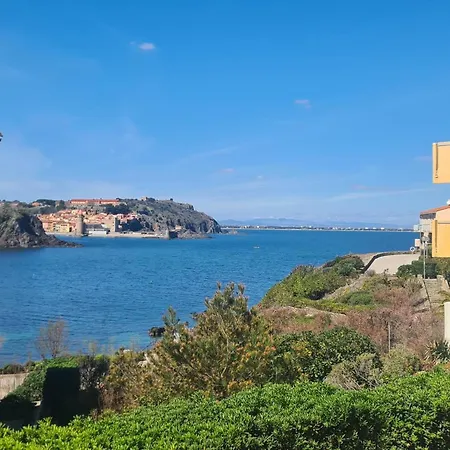 T3 Terrasse Vue Et Parking Prive - Fr-1-309-376 Apartmán Collioure